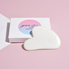 Heart -shaped jade push face white scraping tablet meridian face face body scraping board beauty salon home use scraping board