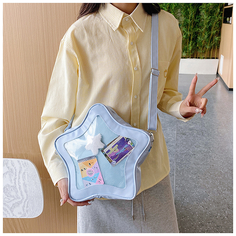 This year's popular color bags, 2025 new star bags, Japanese-style sweet single-shoulder bags, crossbody bags, women's bags, cross-border undefined