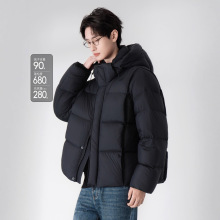 280g高充羽绒服男士短款加厚2025冬季新款面包服连帽高端情侣外套