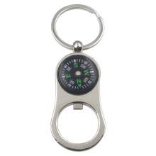 圆形金属指南针开瓶器印刷烤漆logo啤酒启瓶器酒吧夜店创意小礼品