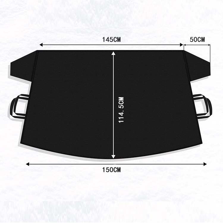 Cross-border car snow cover, front windshield snow shield, winter magnetic car snow guard, thickened snow cover for cars