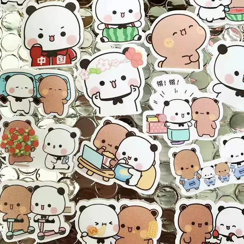 [Bubu And Dudu panda plush милый мультфильм панда ведра кавая]