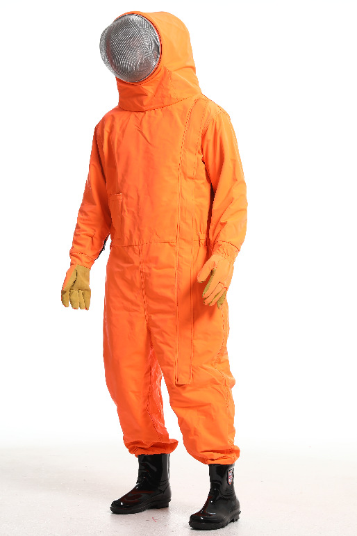 新设计带4个风扇 空调连体防蜂服 防马蜂 防咬服 防刺服 送护目镜