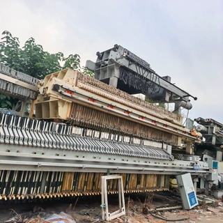 销售二手500平方压滤机 固液分离设备 箱式板框式压滤机
