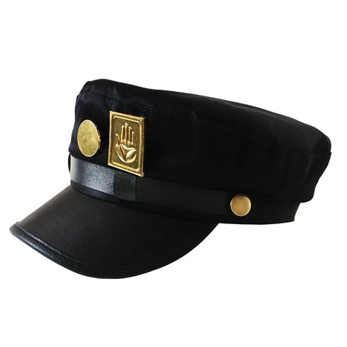 JOJO's Bizarre Adventure Hat anime peripheral Jotaro metal badge cos men's and women's navy hat sailor hat