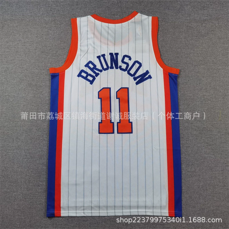 Вышитая баскетбольная форма Knicks №0 Divincenzo, вышитая баскетбольная майка для мужчин