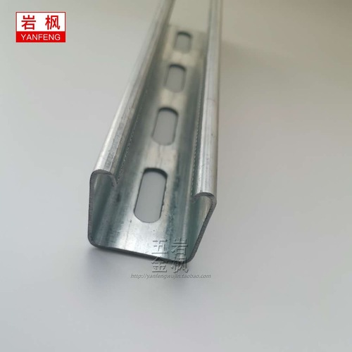 Galvanized C-section steel, Seismic C-section steel, Ventilation and Fire Protection Pipe Suspension Rod, Finished Bracket, Pipe Gallery Adjustment Bracket
