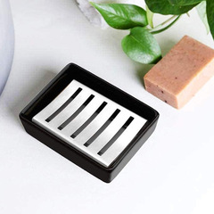 304 stainless steel soap dish creative ceramic soap dish bathroom drain rectangular soap dish ins bathroom soap holder