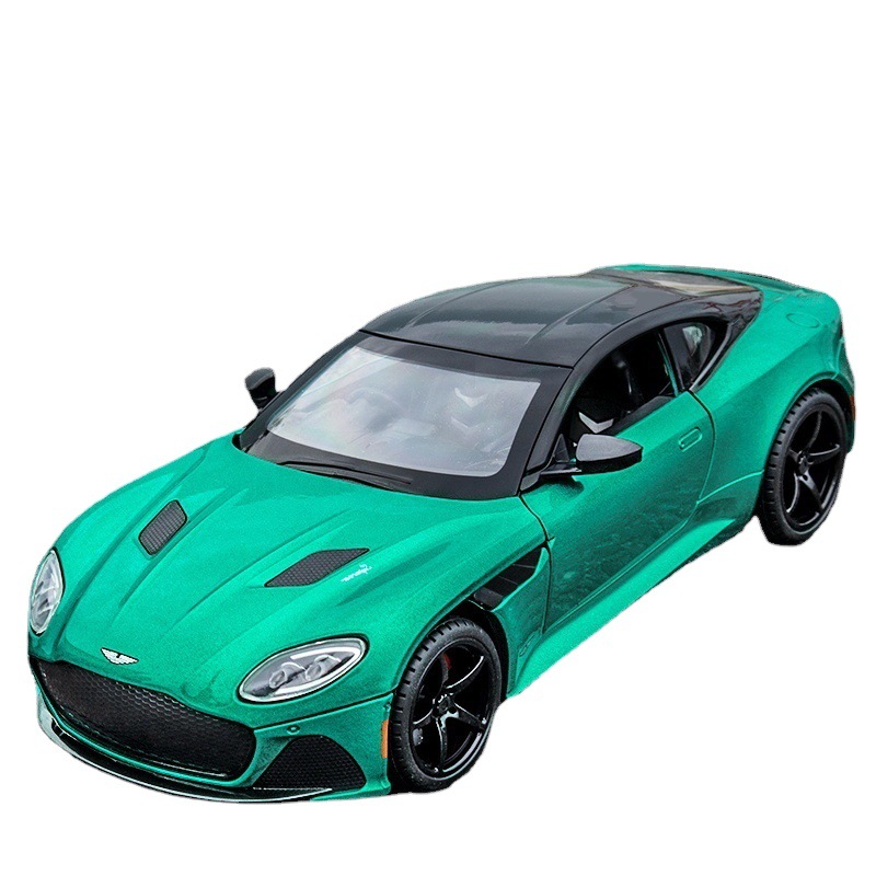 1:22 Aston Martin DBS simulación aleación modelo de coche tire hacia atrás con sonido y luz 4 Puerta Abierta niños juguetes al por mayor