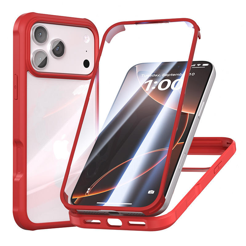 新款苹果17手机壳iphone17pro双面全包保护套跨境亚马逊工厂适用|undefined