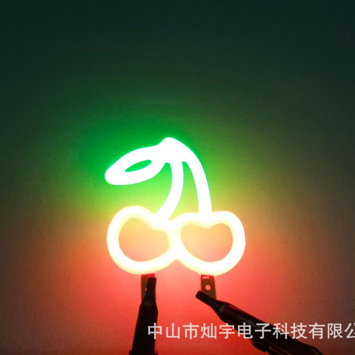 LED filamento de la forma 3V baja presión modelado patrón de dibujos animados atmósfera lámpara película Edison carta lámpara de filamento en stock