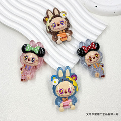 工場直販ビッグカード発光ラブ樹脂アクセサリー diy クリーム接着剤キーホルダー冷蔵庫マグネット装飾材料