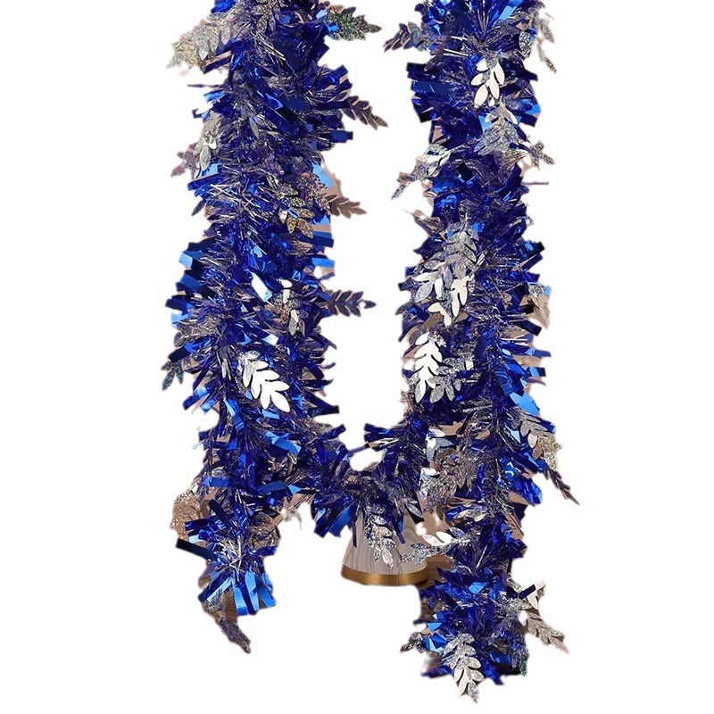 Cruzar la frontera nuevo estilo cifrado Garland mate trigo oreja color raya lana raya cinta vacaciones diseño fiesta Día de Año Nuevo decoración de Navidad