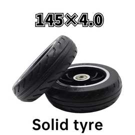 6寸FO0电动滑板车轮胎145×4.0蜂窝实心胎6×2橡胶实心轮胎配件