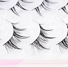 睫詩顏白雪公主假睫毛濃密貓耳朵愛豆款小惡魔漫畫自然黑梗眼睫毛