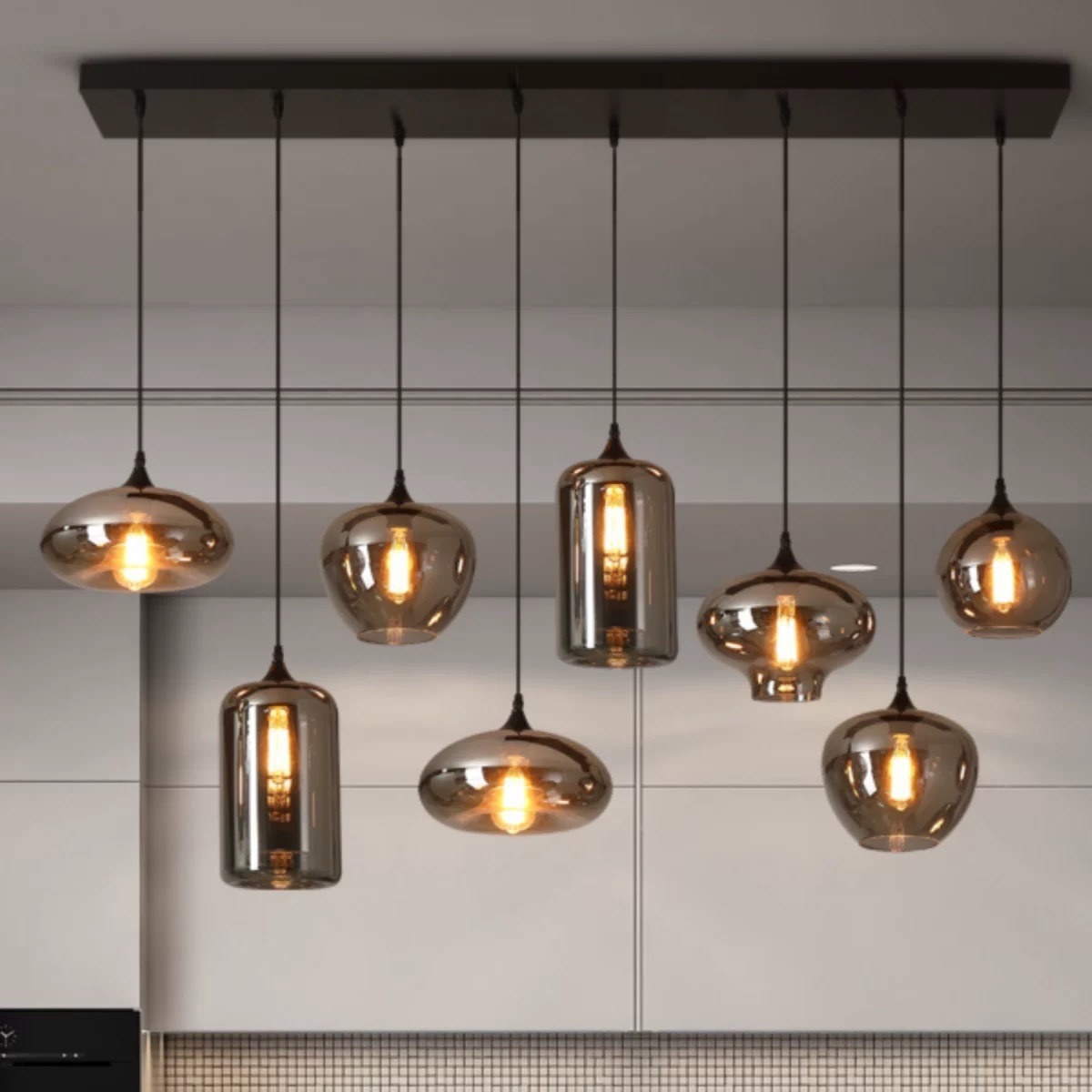 Modern bar creative ceiling lamp for living room