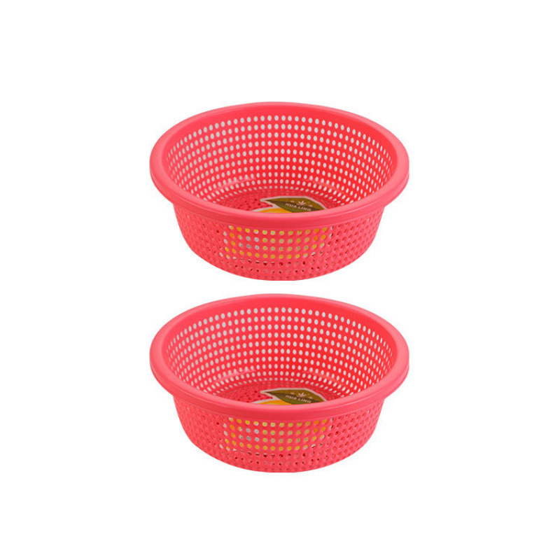 プラスチック排水バスケットキッチン肥厚大型新しい野菜洗濯バスケット家庭用フルーツボウルラウンドフルーツ耐久性|undefined