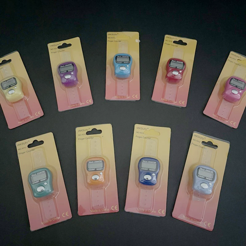 Трансграничный мини-цифровой счетчик, светодиодный счетчик, кольцевой счетчик, счетчик точек нажатия пальца, оптовая продажа