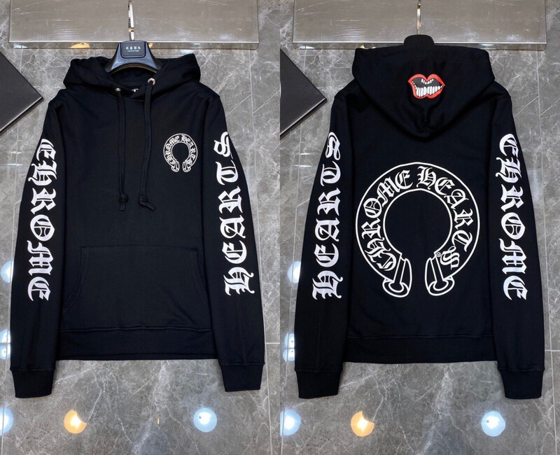 25ss正确版Chrome Hearts 克罗伈十字架连帽卫衣百搭潮流时尚批发|undefined