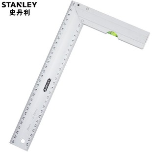 StanLey StainLess SteeL Square RuLer L-shaped Wide-seat Square RuLer ALuminum HandLe StainLess SteeL Right-angLe RuLer 300mm35-351-23