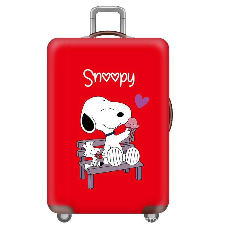 Suitcase Protective Cover Trolley Case Cover Travel Dustproof Printed Stretch Suitcase Cover