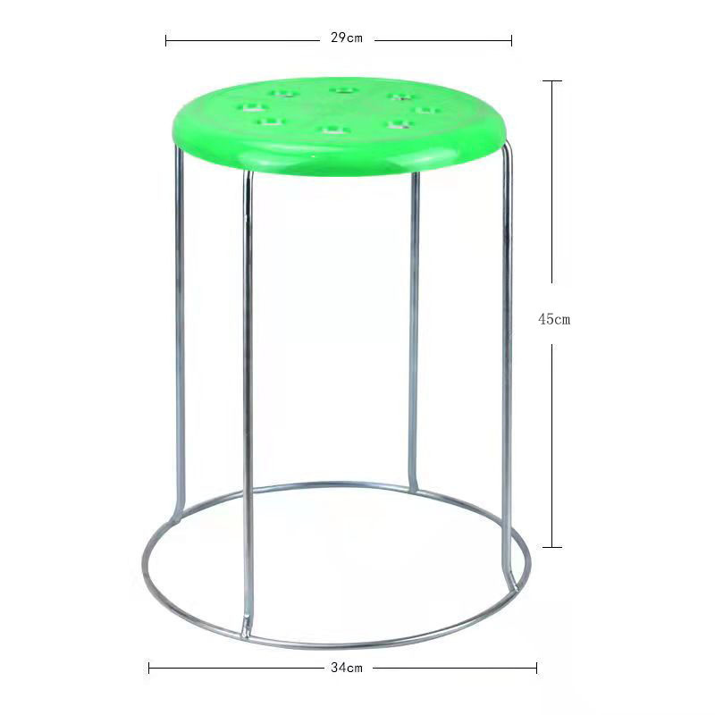 Sillas taburetes de metal taburetes redondos para el hogar taburetes de comedor gruesos de acero sala de estar para el hogar parrilla gran estante de envío gratuito