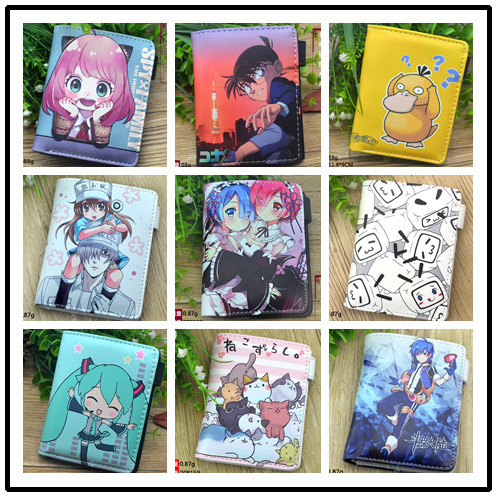 Summary * non-silk animation peripheral manufacturers supply student wallet card bag with zipper coin purse a generation of hair