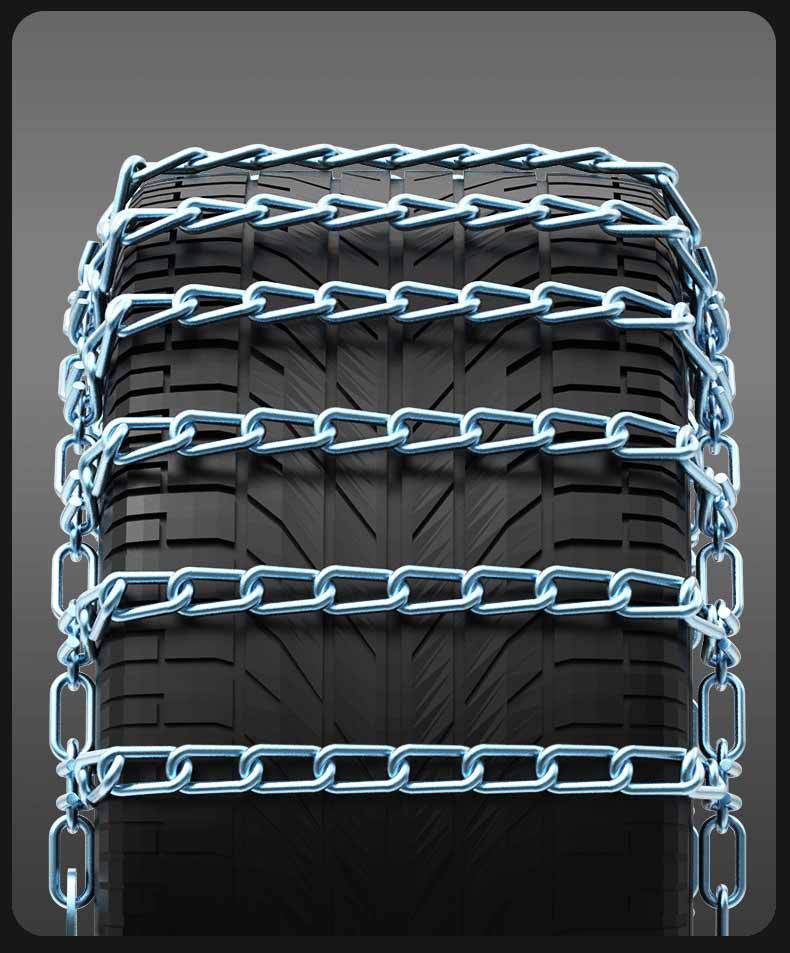 Factory Direct Sales 11 Series Encrypted Car Anti-Skid Chains for Cars, Ice-Breaking Cars, Suv Anti-Skid Chains, Drop Shipping