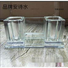 水晶话筒架底座支架水晶座咪架KTV卡拉OK无线话筒座免费刻字LOGO