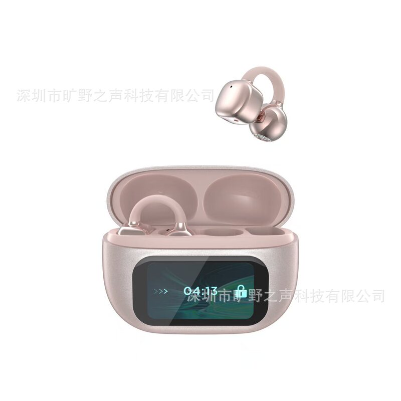 HYUNDAIイヤークリップG08タッチスクリーンOWS非インイヤー型オープン型Bluetooth AIスマート翻訳イヤークリップBluetoothヘッドセット|undefined