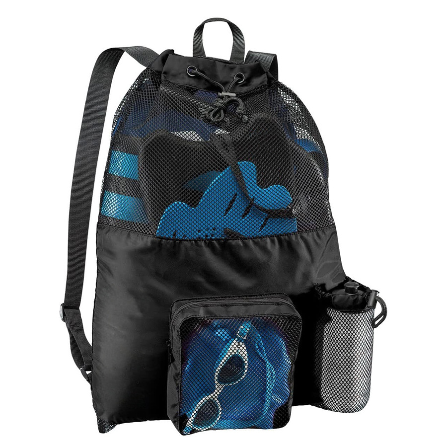 Large-Capacity Mommy Swimming Bag, Fin Bag, Outdoor Sports Yoga Fitness Drawstring Backpack, Basketball Football Fitness Bag