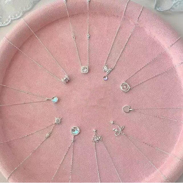 Xiaohongshu's New S925 Sterling Silver Pearl Necklace Women's Niche Design Elegant Fashionable Non-Fading Clavicle Chain Necklace