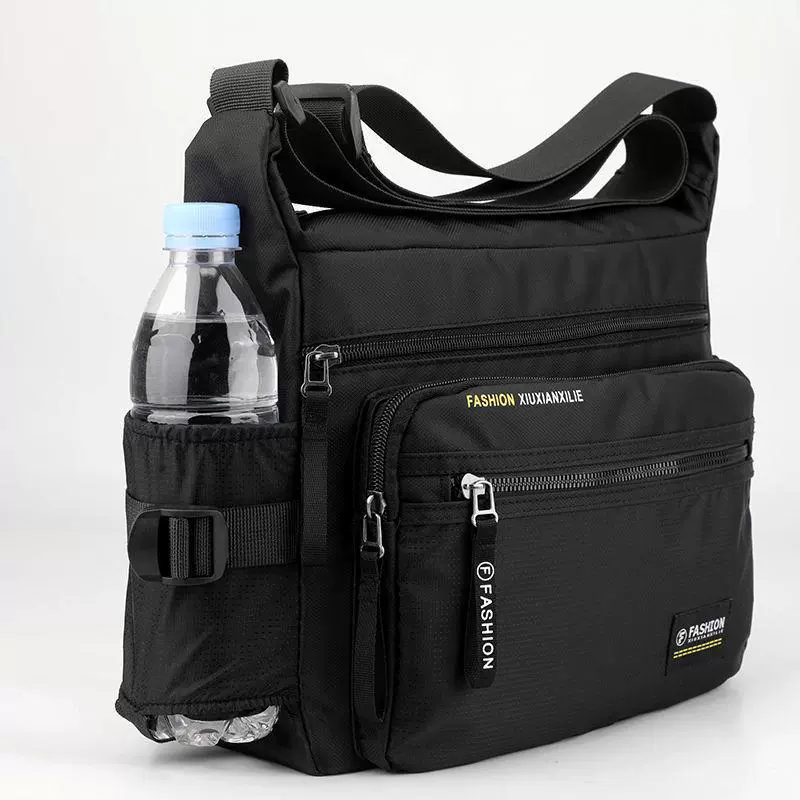 Деловая сумка через плечо, мужская сумка из ткани Оксфорд, сумка через плечо, портфель, многофункциональный мужской рюкзак большой вместимости, дорожная сумка