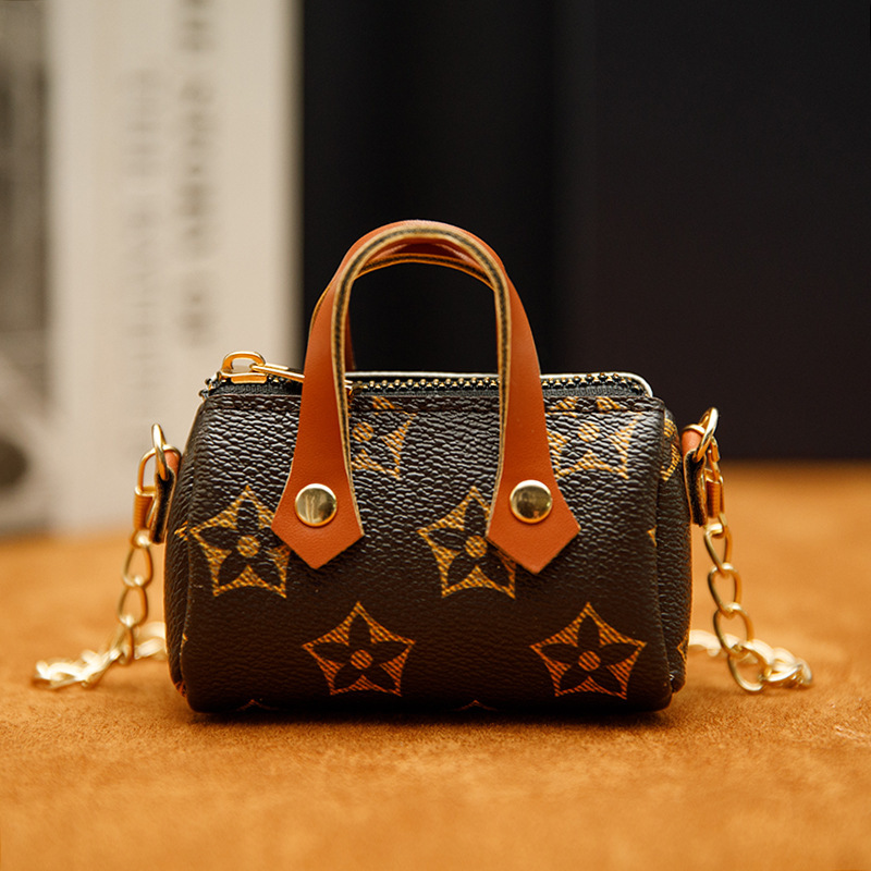 New Versatile Chain Coin Purse Printed Pillow Bag Single Shoulder Crossbody Fashion Lipstick Bag Women's Internet Celebrity Mini Bag New Versatile Chain Coin Purse Printed Pillow Bag Single Shoulder Crossbody Fashion Lipstick Bag Women's Internet Celebrity Mini Bag