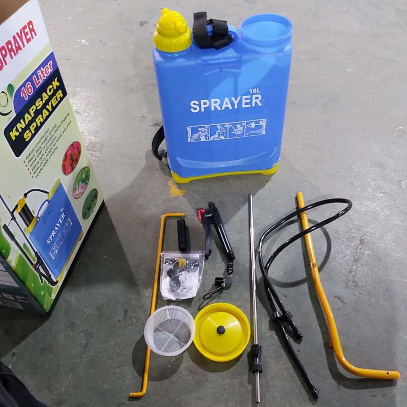 Pulverizador manual de pesticidas Bochen de 16L, tipo mochila portátil, en stock, pulverizador de insecticidas de 20L, pulverización eficiente.