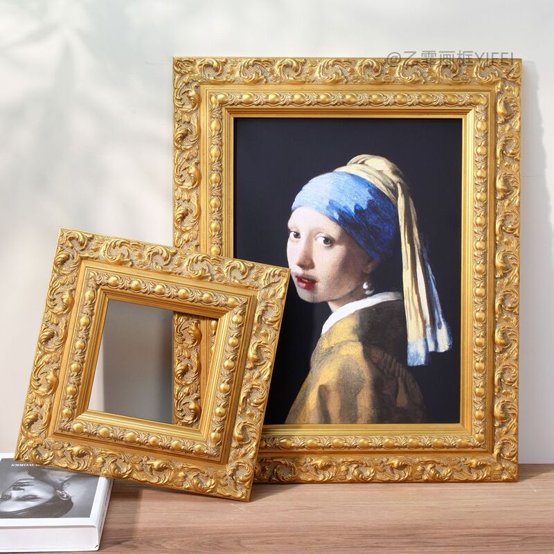 American, French, European Oil Painting Gold Foil Custom Wooden Framed Wooden Picture Frame Solid Wood Frame Self-Assembled Photo Frame Empty Frame American, French, European Oil Painting Gold Foil Custom Wooden Framed Wooden Picture Frame Solid Wood Frame Self-Assembled Photo Frame Empty Frame