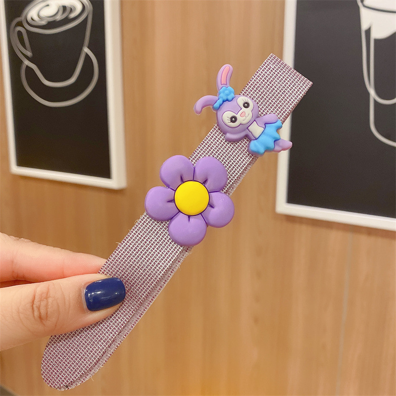 SKU-06-E9-6【Velcro】Purple Star dew