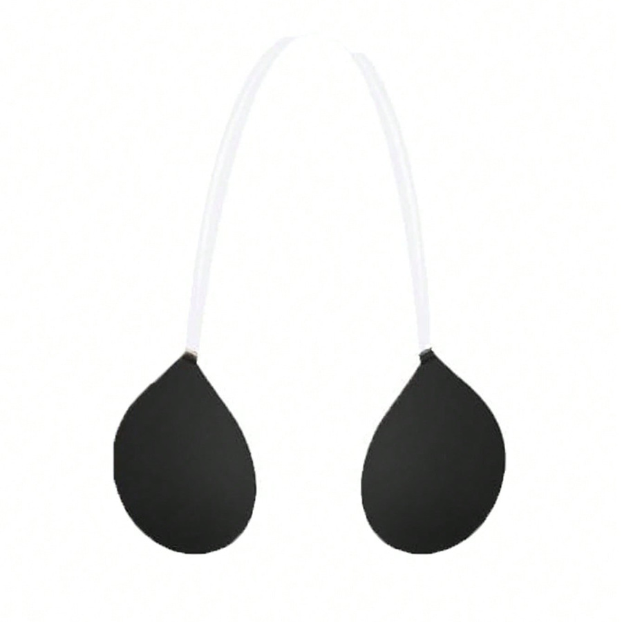 라운드 컵 홀터 블랙