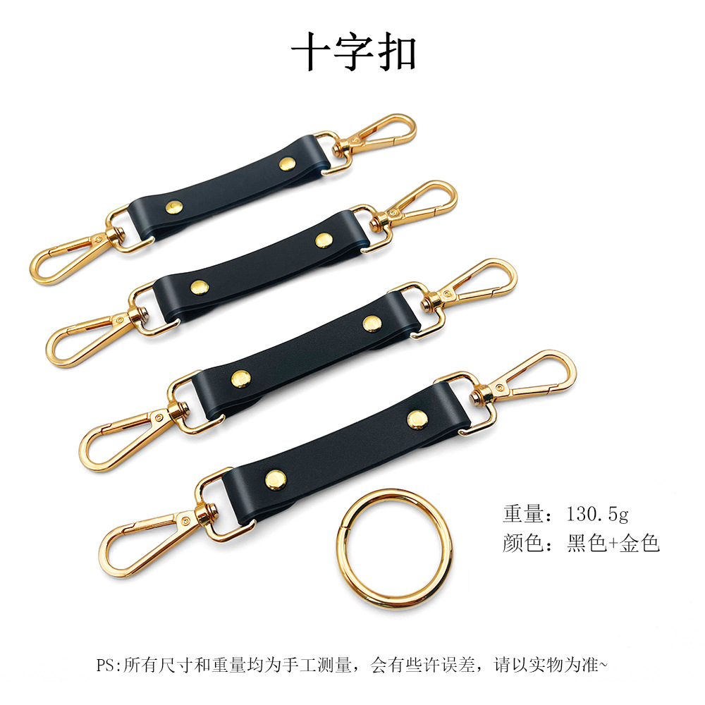 趣味用品sm手錠足錠部品チェーンはバックハンドで縛られています。