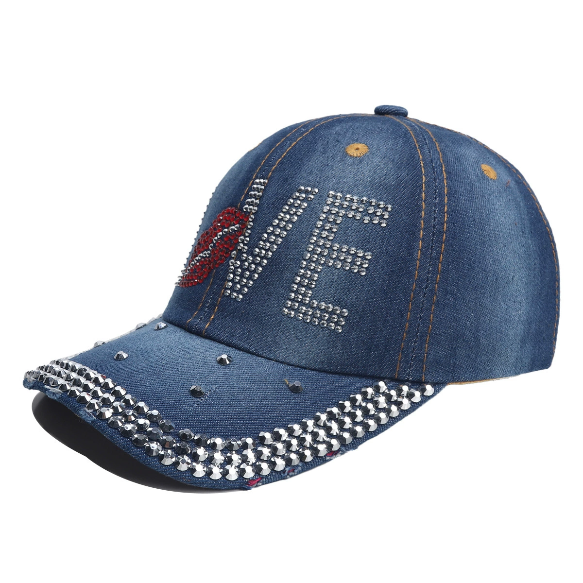 Denim Baseball Cap (Mosey) Unisex, Adjustable 56–58 cm, Summer Sun Hat