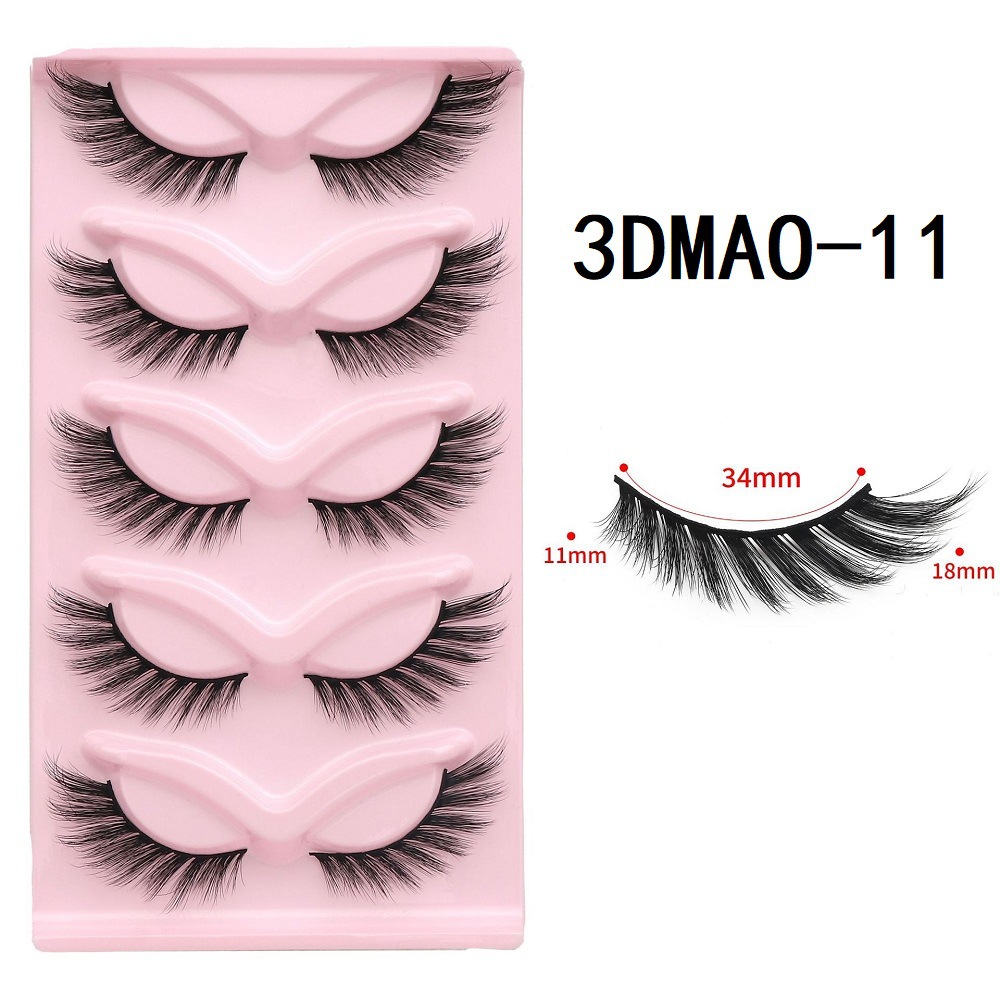 Simple Style Solid Color Plastic False Eyelashes 1 Piece display picture 5