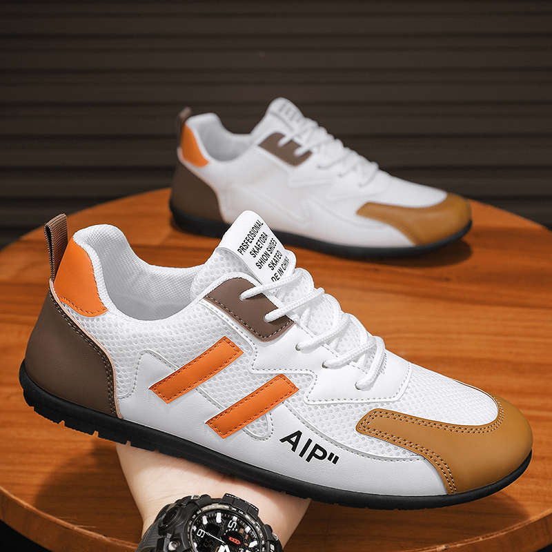 Bean Spring 2025 New Casual Driving Lace-up Agan Sneakers Men's Running Versatile Trendy Shoes_voghion.com