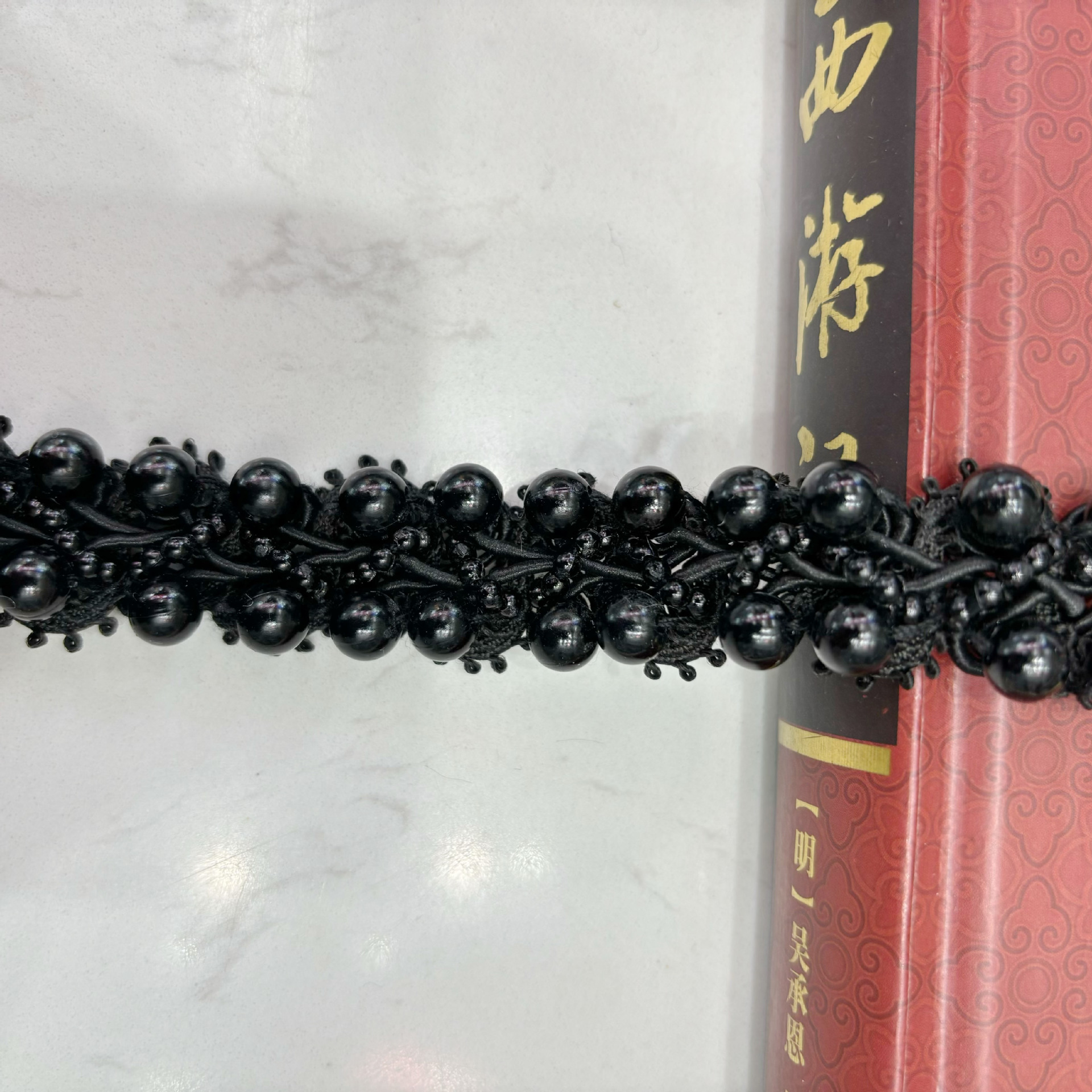 블랙 드래곤과 피닉스 사이드 네일 8cm 구슬