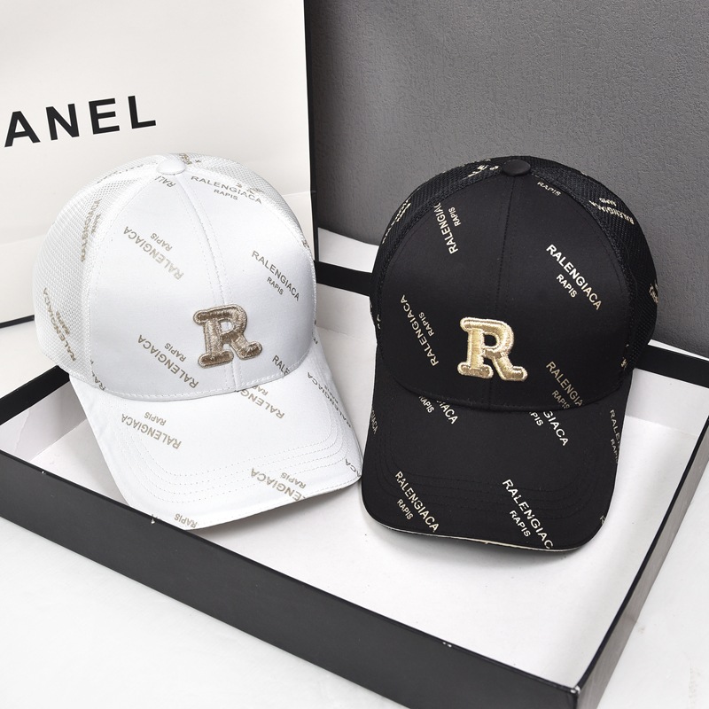 Gorra de béisbol rígida de verano para mujer, nueva protección solar y parasol, versión coreana, informal, de moda, transpirable, de malla de pato_voghion.com