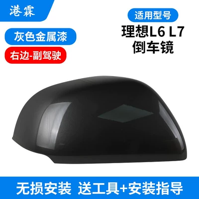 Rear mirror/rearview mirror assembly the Ideal L6, L7 Reversing Mirror - ideal-l6-gray-metallic-paint-shell-passenger
