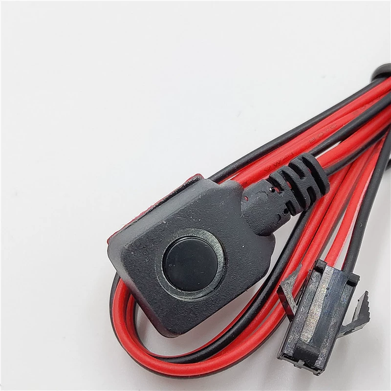 Car alarm button emergency gps Beidou switch wire harness processing line length SOS emergency help alarm button