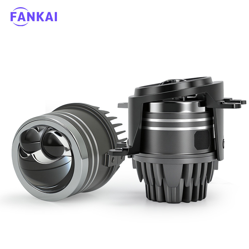 2 pulgadas automóviles LED doble luz de niebla directa doble lente 61W luz láser de alta potencia frente a prueba de agua image 3