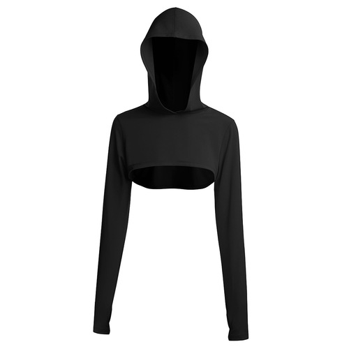  New Yoga Wear Set Cross Back Beauty Underwear Hooded Top Three-piece Sports Suit One Piece Dropshipping