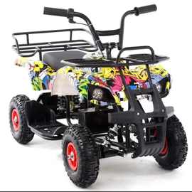 儿童沙滩车2023新款电动车四轮童车可坐人小孩玩具汽车电动沙滩车