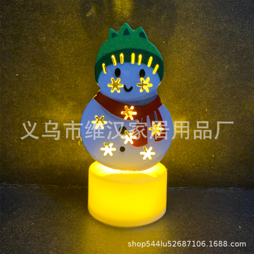 Vela Electrónica LED de Navidad de Hierro con Luz Cálida para Decoración de Noche image 21